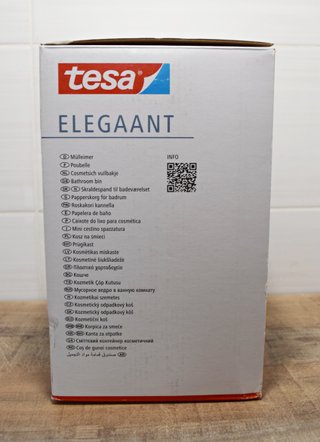 Cubo de basura TESA para aseo en acero inoxidable