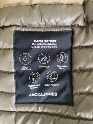 Parka Jack & Jones Beige Hombre