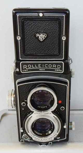 1818-Cámara Rolleicord V - Xenar 3.5/75 mm - TLR
