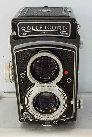 1818-Cámara Rolleicord V - Xenar 3.5/75 mm - TLR