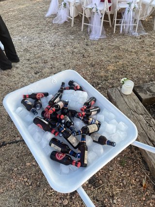 Carros de bodas/eventos blancos y naranjas