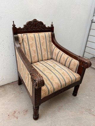 Sillón antiguo madera -2 Uds disponibles