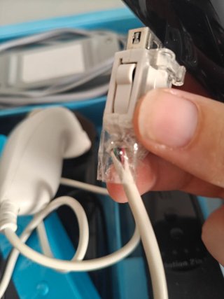 Nintendo Wii Nera con confezione + 3 Giochi