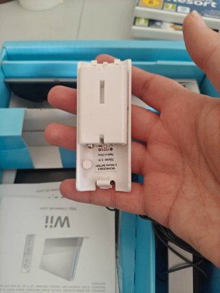 Nintendo Wii Nera con confezione + 3 Giochi