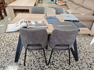 Salón completo modular roble gris