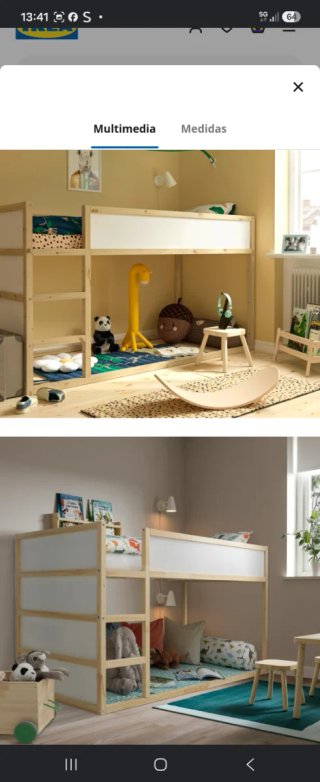 Cama infantil KURA IKEA