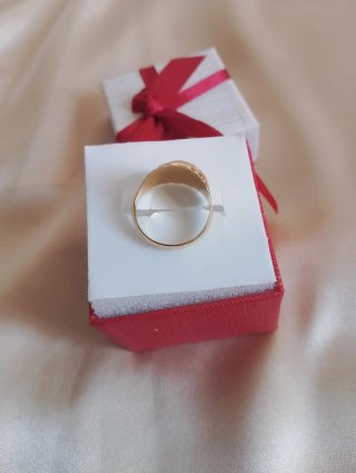 Anillo Oro 18k Estrellas Talla 14