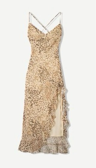 Vestido Animal Print Bershka