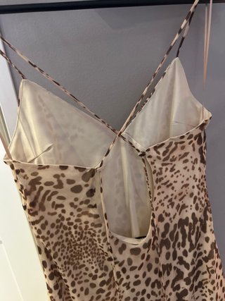 Vestido Animal Print Bershka