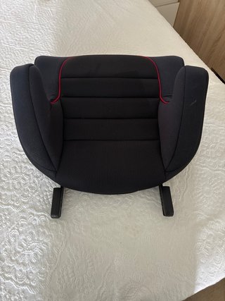 Alzador con ISOFIX bbest negro con ribete rojo