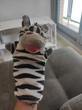 Lote de 6 marionetas de animales