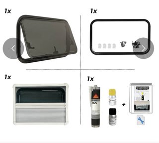 Pack Ventana Abatible Camper Homologada