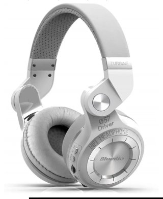 Bluedio Auriculares Bluetooth Plegables Blancos
