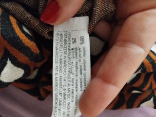 Vestido estampado Stradivarius Talla L