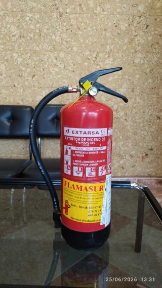 Extintor 6 kg ABC Extarsar