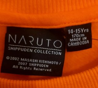 Sudadera Naruto Shippuden Naranja