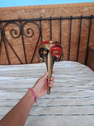 Máscara Veneciana Pico de Pájaro