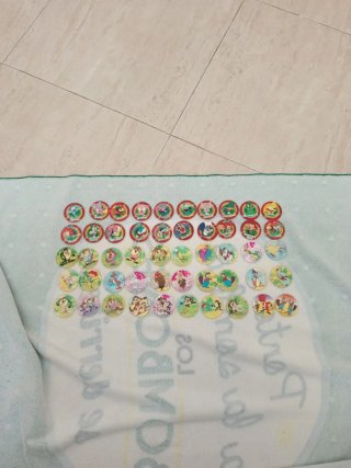 Tazos Looney Tunes Serie Amarilla y Verde
