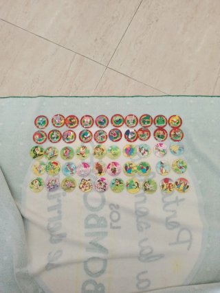 Tazos Looney Tunes Serie Amarilla y Verde