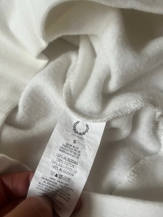 Jersey Fred Perry Blanco