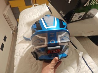 Casco Airoh Commander 2 Maverick Cerulean Blue