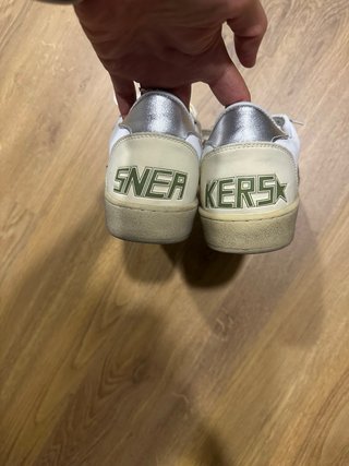 Golden Goose Sneakers Blancas y Verdes