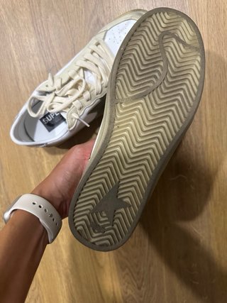 Golden Goose Sneakers Blancas y Verdes