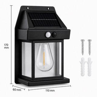 2 Faroles Solares Exterior