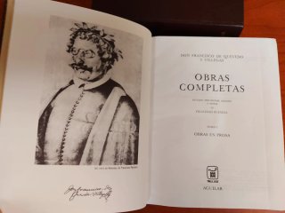Quevedo Obras Completas Aguilar Prosa y Verso 1974