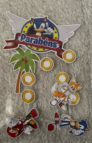 Topper Personalizado K-Pop Huntriz, Sonic, e etc