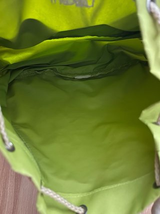 Bolso de piscina o playa verde