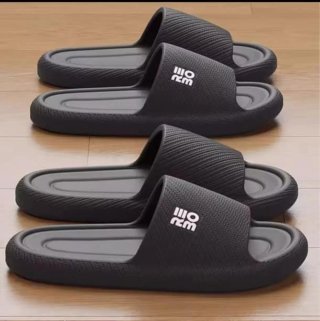 Chanclas negras cómodas