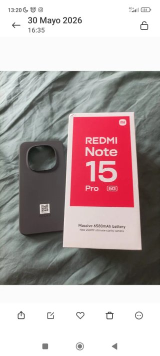 Xiaomi Redmi Note 15 Pro 5G 256GB Gris