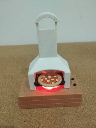 Pizzería Playmobil con figuras y accesorios