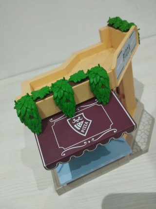 Pizzería Playmobil con figuras y accesorios