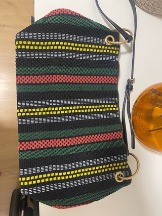 Bolso Bimba y Lola trenzado multicolor