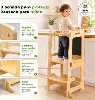 Torre Aprendizaje Plegable 3 en 1 LEGENDIE KIDS
