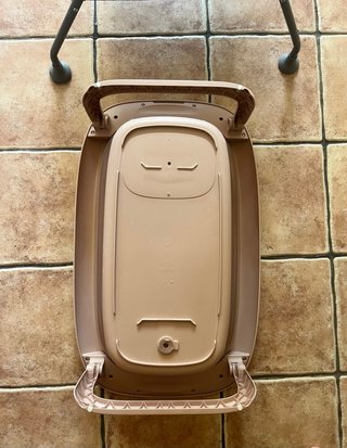 Bañera bebé Twistshake rosa seminueva