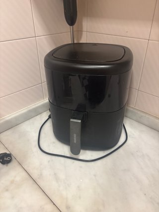 Freidora de aire Cecofry negra