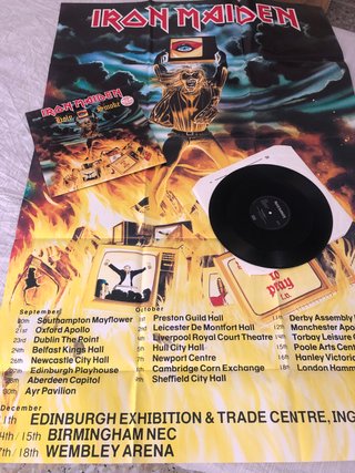 Iron Maiden Holy Smoke 12 con Poster