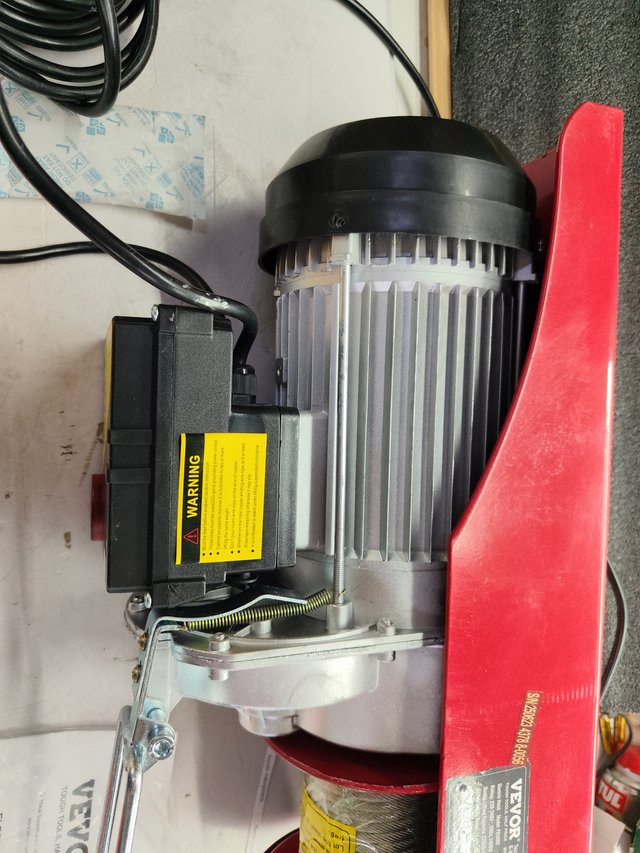 VEVOR Polipasto Eléctrico Carga de 1000 kg