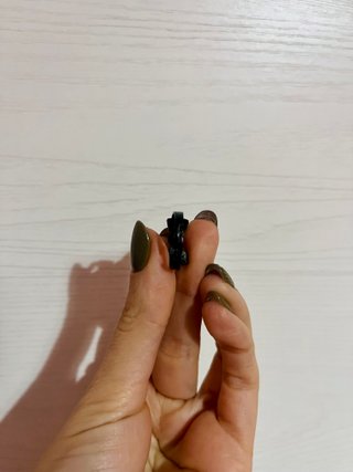 Anello fiocco nero regolabile