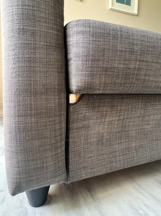 Sofá Cama IKEA FRIHETEN Gris oscuro con Arcón