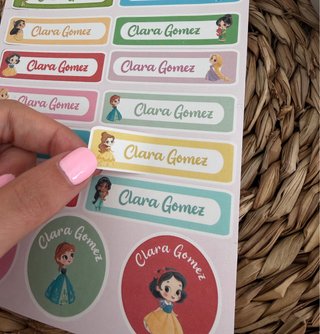 Pack 17 pegatinas personalizadas