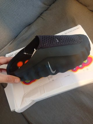 Chanclas Nike Mind Negro Naranja