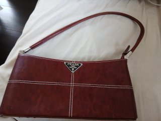 Bolso Prada Marrón Piel