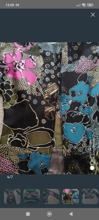 Conjunto oriental vintage falda y blusa