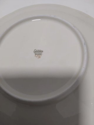 3 Bandejas Porcelana y cristal Antiguas