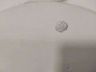 3 Bandejas Porcelana y cristal Antiguas