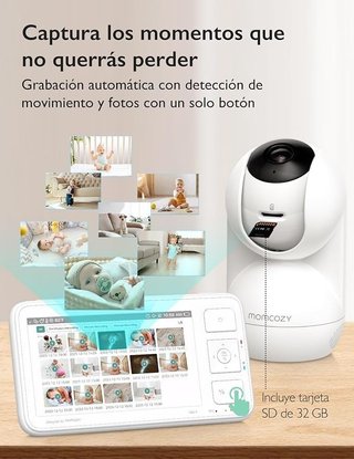 vigilabebés cámara de vigilancia monitor para bebé